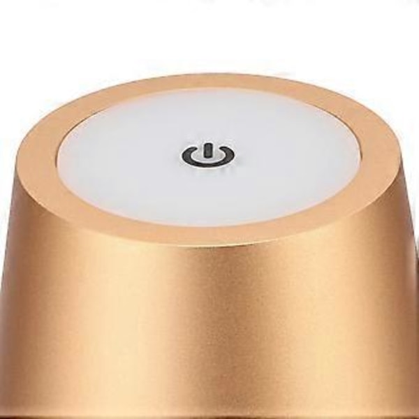 LED Skrivebordslampe USB Lading Bordlamper for Bar Stue Leselys Varmt Hvitt Lys