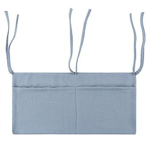 Multi Functional Baby Crib Diaper Organizers  Blue