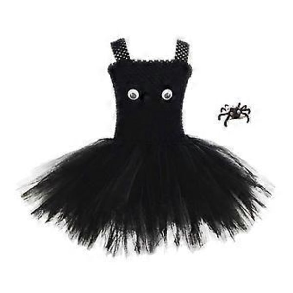 1 set Tutu-mekko hämähäkkiponnarilla Halloween-koristeisiin