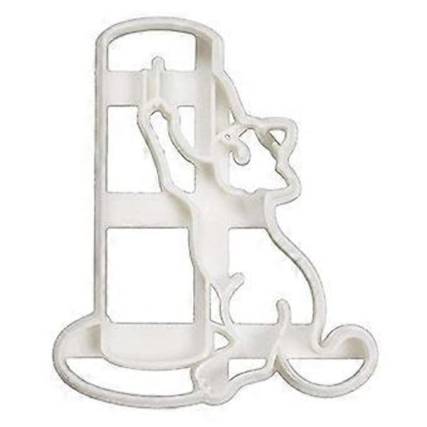 QQDD Kageudstikkere, 3D Katte Kageudstikkere til Børn, Katte Numseformet Kageform til DIY Bagning, Kiks Prægning (form3)
