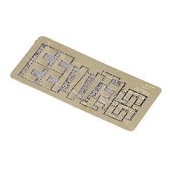 6x 1/35 DIY 3D Puzzle Model Messing Hængsel Stencil Landskab Håndværk Samlerobjekter