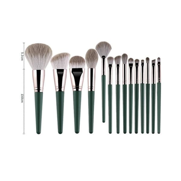 14 stk. Makeup-børstesæt Fluffy Soft Eye Shadow Foundation Brush