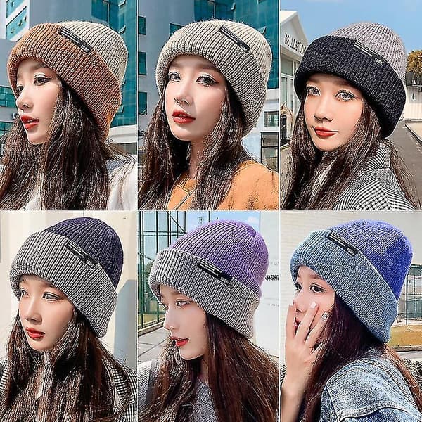 Mi Jiao Tang farve, en vintermoderne hat, uldhat, alsidig