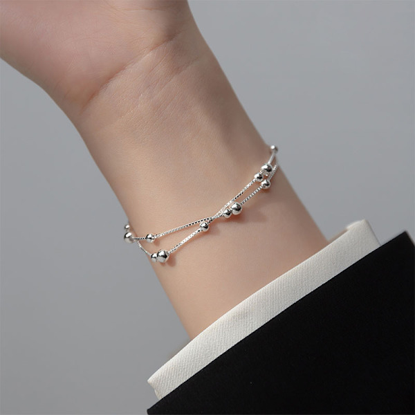 925 Sterling Sølv til Kvinner, Ankelarmbånd for Kvinner, Basic Chain