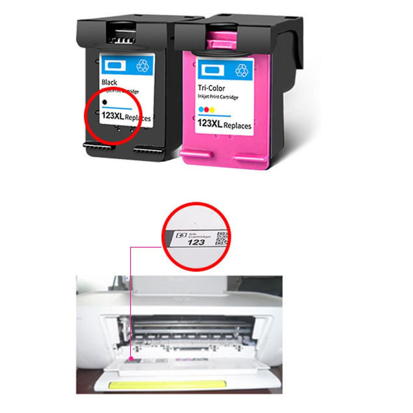 Compatible With Hp123xl Ink Cartridges Compatible With Hp Deskjet 1110 2130 2132 2133 2134 Black