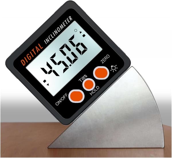 Digital helling, måleområde 4x90°, digital inklinometer, helling