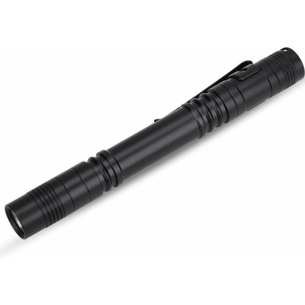 1 stk bærbar blitslys, ultralys LED-lommelykt Mini Pen Sh