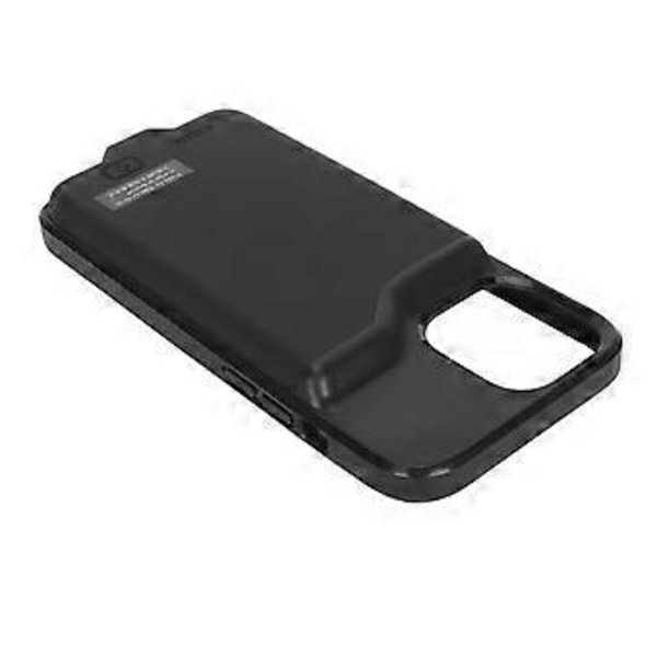 6.7 Tommer 5500mAh Batterilader Etui Ekstern Powerbank Batteriladeetui for Iphone 12 Pro Max Svart