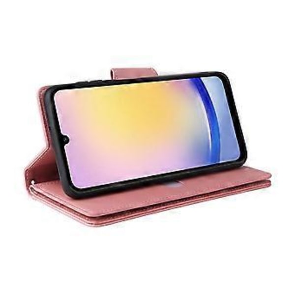 För Samsung Galaxy A25 5G Fodral Nitar Dekor Läder Mobiltelefon Skal ()