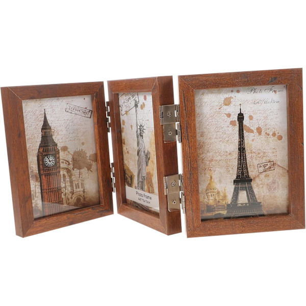 Fotoramme Vintage Soverom Innredning Bordplate Display Stativ Maleri Dis