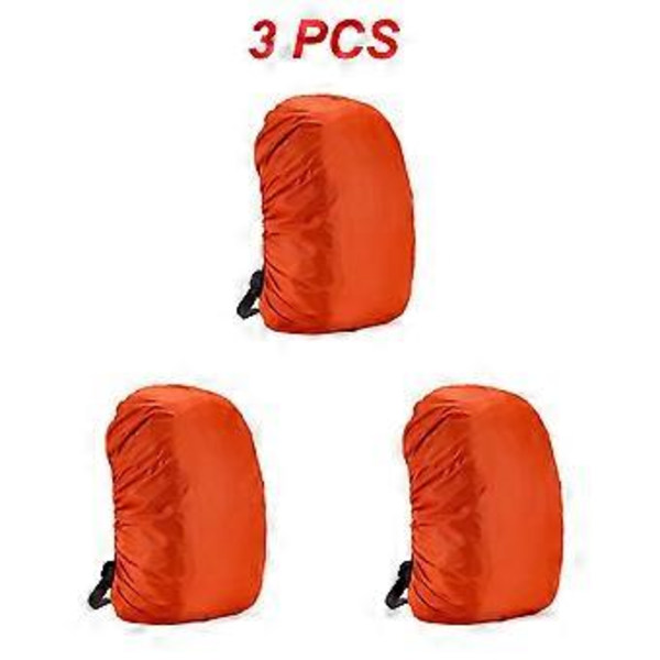 1~8 kpl 35-80L Nylon-reppu Sateen- ja pölynkestävä suojus Vedenpitävä suojus Ulkoilun kiipeilyyn Vaellukseen Vuoristovaellukseen Reppukassien suojus (Oranssin värinen 70L 3 kpl)