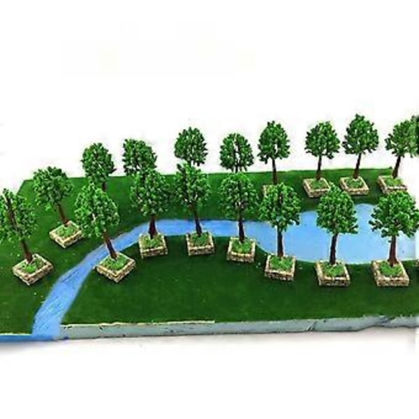 10 stk. DIY Sandbord Landskap Sandbord Dekor Simulerings Tre Alter Base Modell