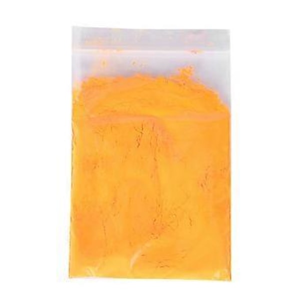 Nagel Fosforpulver Halloween Nagelsmycke DIY Fluorescerande Pulver Manikyrverktyg 100g (Orange)