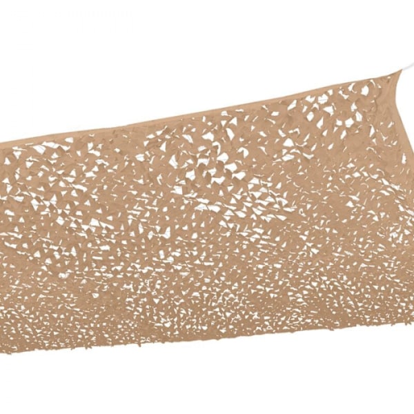 3x4 M rektangulär skuggskydd design sand camouflage