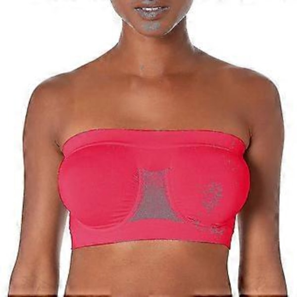 Dame Stretch Stropløs BH, Undertøj Eau BH, Størrelse Stropløs BH, Komfort Trådløs BH Multi-farve Valgfri (S Pink)