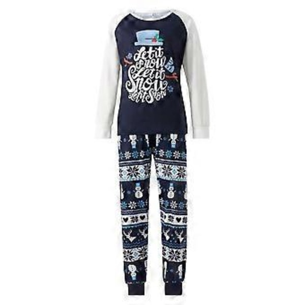 Julpyjamas för Familjen - Matchande Pyjamas för Vuxna, Barn och Bebis - Jultomte Pyjamas Set - Nattkläder (L Mamma-Hatt)