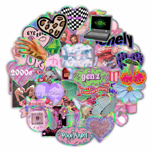 200 Pack Stickers, Colorful Waterproof Stickers, Cute Aesthetic S