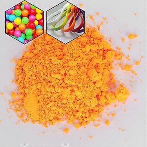 Nagel Fosforpulver Halloween Nagelsmycke DIY Fluorescerande Pulver Manikyrverktyg 100g (Orange)