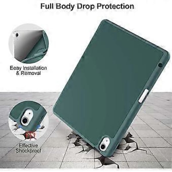 Etui Kompatibelt med iPad Air 4. Generasjon 2020 10,9 Tommer [Pennesholder/2. Generasjon Pennelading] [Automatisk Søvn/Våkne], Trifold Stativ Smart Etui Kompa