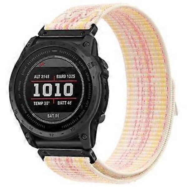 Til Garmin Fenix 7/Forerunner 965/955/945/935 Armbånd 22mm Nylon Urrem (Style F)