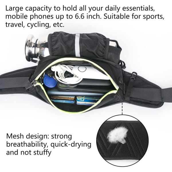 Running Belt Running Belt Sports/Travel Waist Pack Waterproof Lig