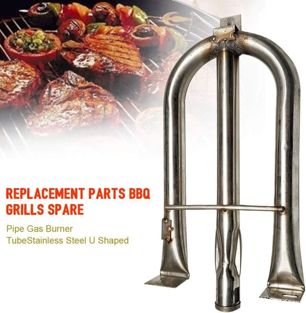 BBQ rustfritt stål rør, BBQ Griller Reservedeler Rør Gassbrenner Rør Rustfritt Stål U-formet