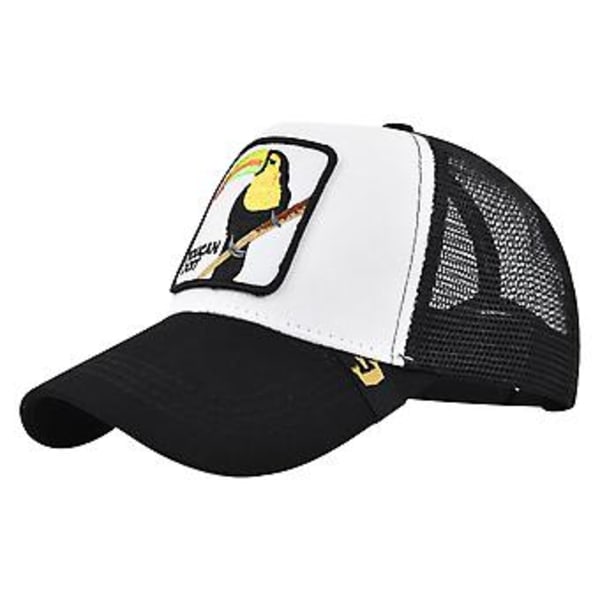 Musta Pantteri Verkkokorkki Baseball Keps (Valkoinen Tukan)