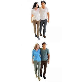 2 stk. 1/64 Tiny Couple People Mikrolandskap