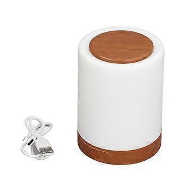 Berørings Nattlys USB-Lading Timer RGB Fargeskiftende Hengbar LED Varm Ambient Lampe for Soverom Camping