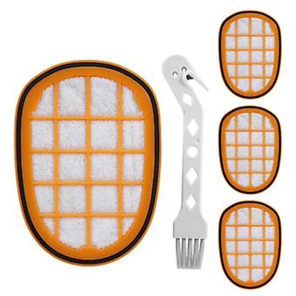 4 kpl Suodattimia SpeedPro Max Aqua Käsikäyttöiselle Imurille FC6812 FC6813 FC6822 FC5005/01 Vaihto