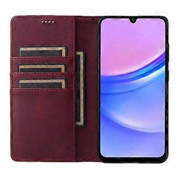 Til Samsung Galaxy A16 5G/A16 4G Etui RFID-Blokerende PU Læder Telefon Wallet Cover (Style E)