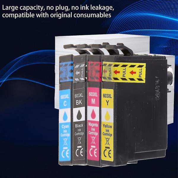 Caraele 4color 603xl Ink Cartridges For Epson Xp 2100 2105 3100 3105 4100 4105 Printer