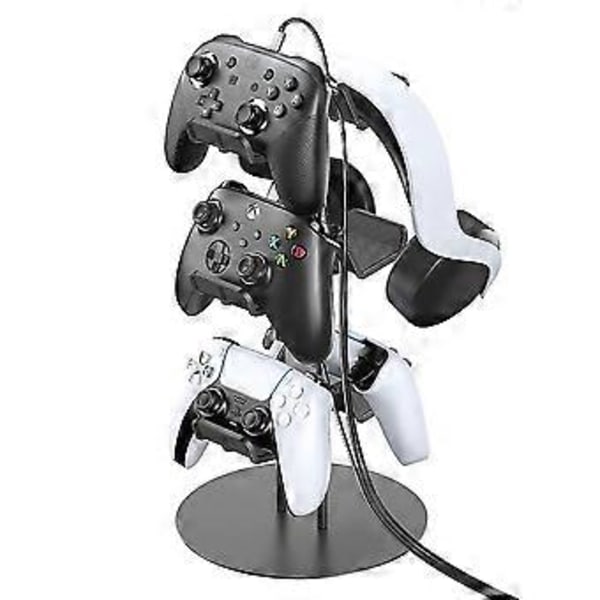 Controller Holder, Controller Stand, 3-trins Controller og Headset Holder til Universelle Headsets og Controllers
