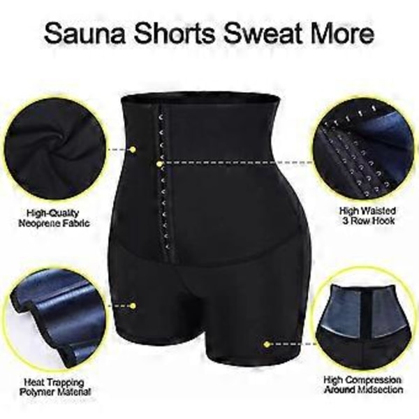 Body Shaper Shorts Yoga Bukser Højtaljede Dame Sømløse Trusser Shapewear Til Kvinder Lår Slankende Multi-farve Valgfri (L Blå)