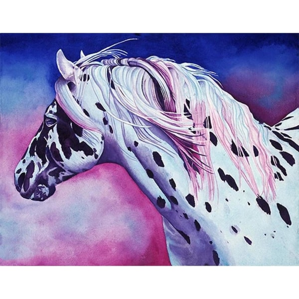 Horse 5D Diamond Painting Kit för vuxna, DIY Full Rhinestone Diam
