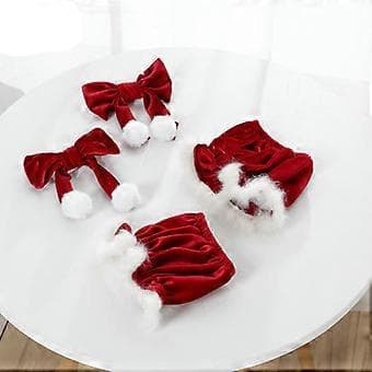 1 Sæt Damekostume Julekjole til Julefest Damer Kvinder