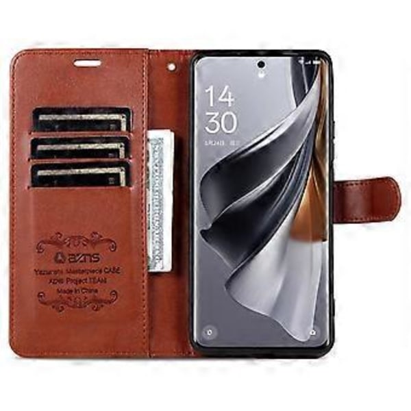 AZNS Etui til Xiaomi Redmi K70 Ultra Anti-Ridse PU Læder Stand Wallet Telefon Cover (Style A)