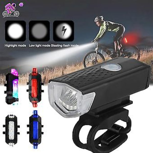 Cykellys Baglygte USB Genopladelig ( )
