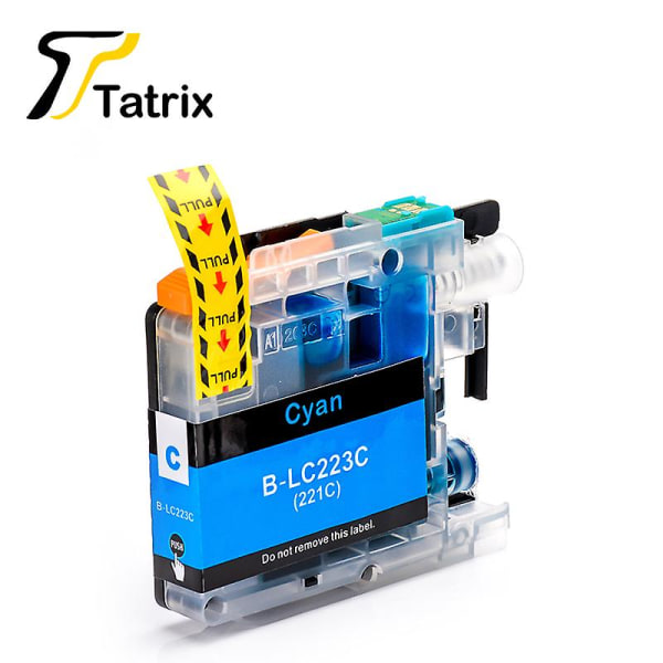 Tatrix With Chip Lc223 Lc221 Compatible Ink Cartridge For Brother Mfc-j4420dw/j4620dw/j4625dw/j480dw/j680dw/j880dw Printer 2 set 8cps
