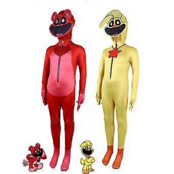 Poppy Playtime 3 Smiling Critters Cosplay Jumpsuit Katnap Miss Delight Halloween Kostym för Vuxna (190 Cat Nap)