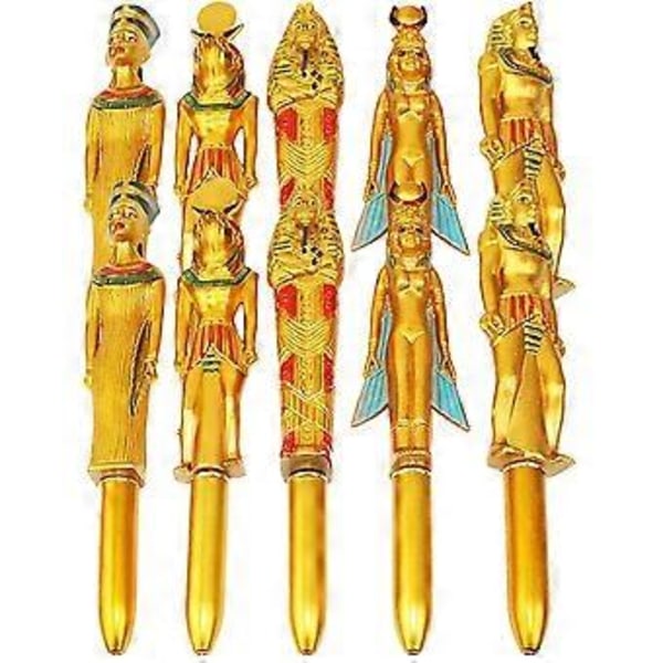 10 stk Kuglepenne Skrivepenne Egyptiske Elementer Penne Kontor Skoleartikler