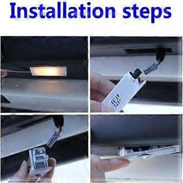 LED Bil Dør Logo Lys Projektor 3D Spøgelses Skygge Lys til Cadillac SRX XTS ATS XT4 XT5 XT6 Dobbelt Stik Pølse 4 Pak
