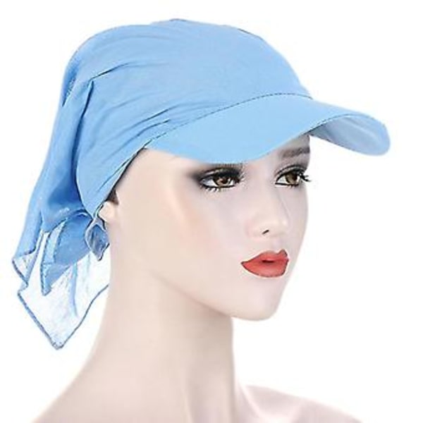 Unisex Puuvillainen Auringonhattu Reunahattu Pääpanta Painettu Bandana Reunan Kanssa Huppuhuivilla Länsimainen Päähuivilla Baseball-Lippalakki Ulkohattu (A8)