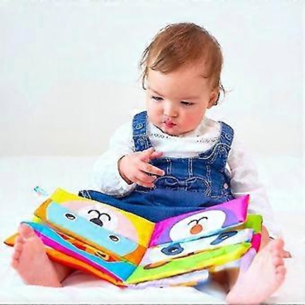 Mjuk babybok pedagogiska leksaker kognitiv färg objekt tidig utbildning flerfärgad valfri 0-24 månader (grön)