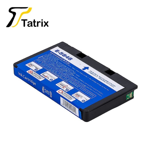 Tatrix Quality Compatible Ink Cartridge For T5846 E-5846 For Epson Picturemate Pm200 Pm240 Pm260 Pm280 Pm290 Pm225 Pm300 Etc 2 PCS T5846