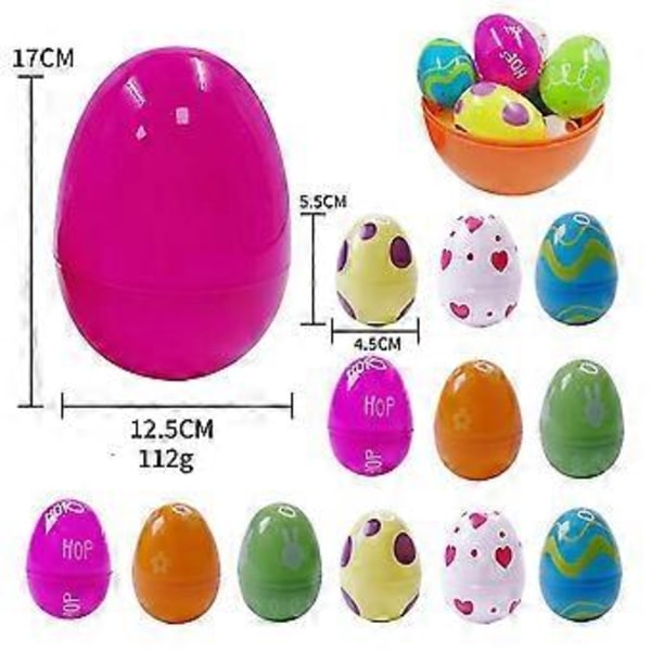 Påskägg Fyllt Med Tecknad Djurleksak Gashapon Äggvridningsmaskin Påskpresent Till Barn