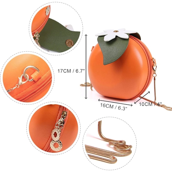 Nye søde frugter vandmelon citron orange Cross body tasker Clutch pung Nyhed Shell Pearl skuldertasker