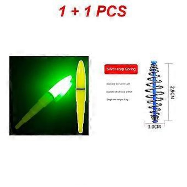 Fiskeri Flydelys Lysende Flydelys Elektrisk Natflydelys Udendørs LED Lysstav Elektroniske Fiskeriflydere Fiskeri Glødestav (B SET)