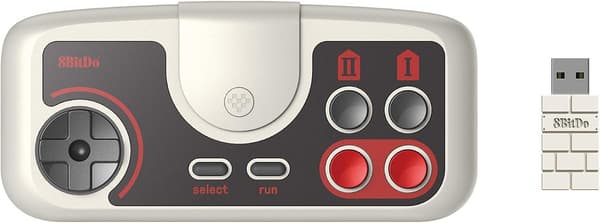 Trådløs Gamepad for PC Engine Mini, PC Engine CoreGrafx Mini, TurboGrafx-16 Mini og Nintendo Switch (PCE Edition)