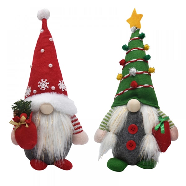 Mand Julepynt Indendørs Jule Nisse Xmas Gonk Swedi